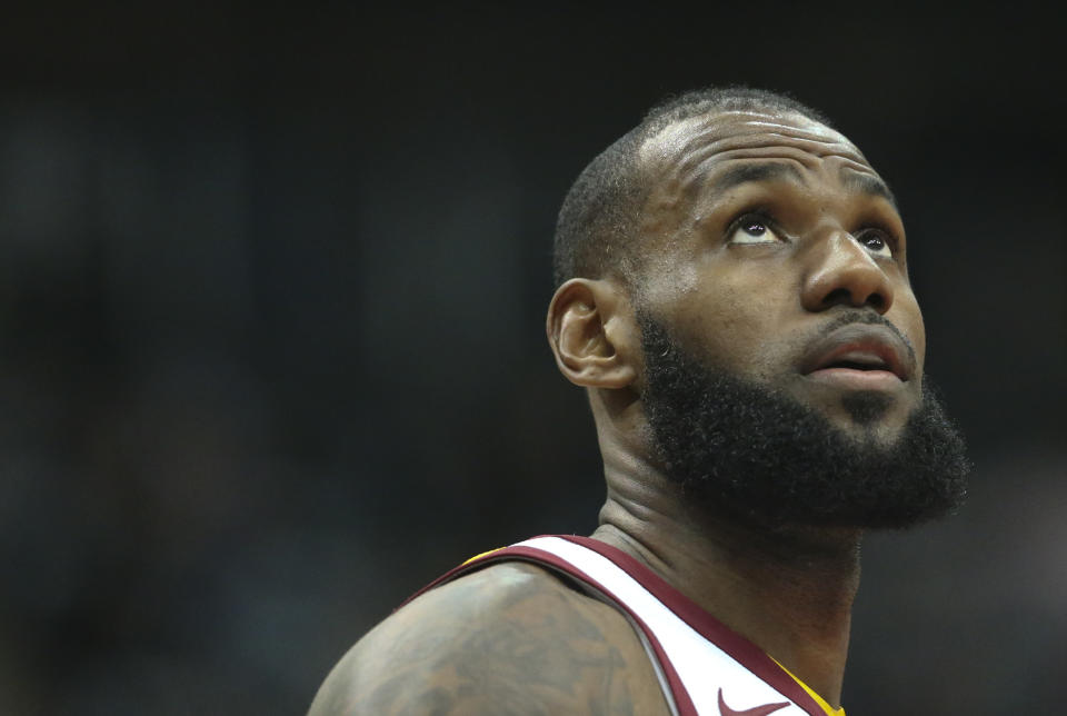 LeBron James continued to wow fans with a clutch performance on Saturday. (AP)