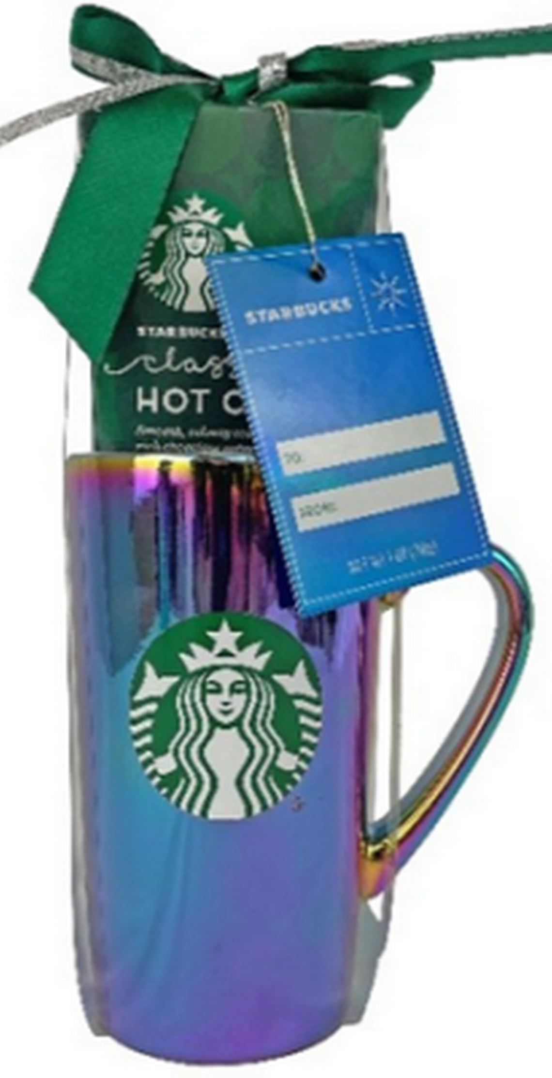 Recalled mug from Starbucks Classic Hot Cocoa and Mug gift set. U.S. Consumer Product Safety Commission