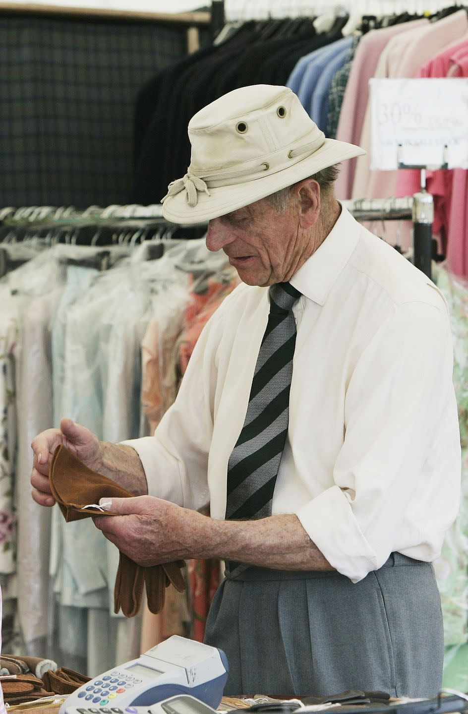 Prince Philip making an impulse purchase