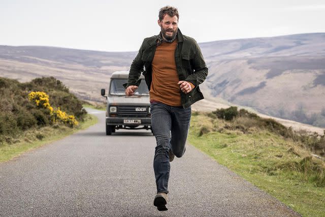 <p>Steffan Hill/Netflix</p> Jamie Dornan on 'The Tourist'