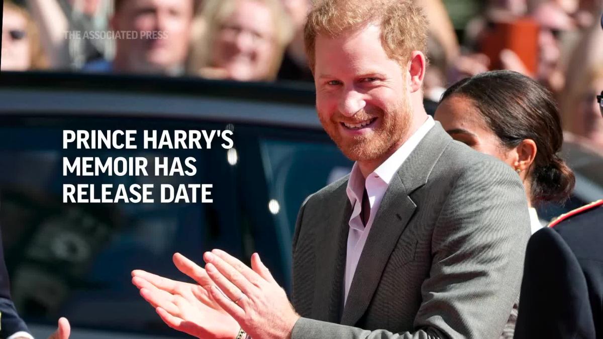 Prince Harry's memoir has release date