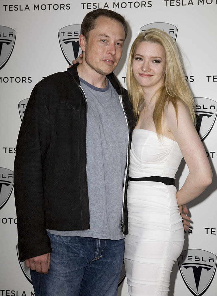 Elon Musk and Talulah Riley