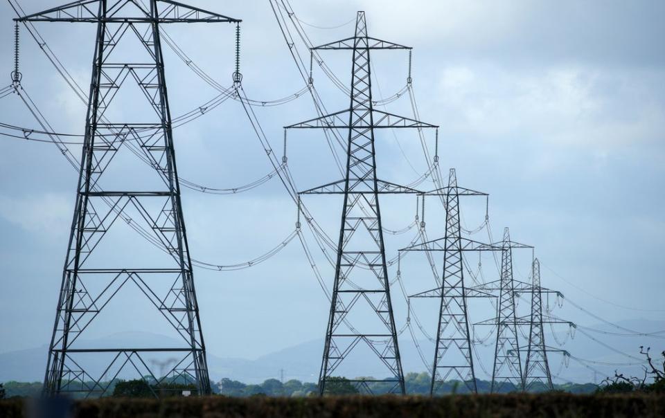 More than two-fifths of Britain’s electricity is made using gas (Peter Byrne/PA) (PA Wire)