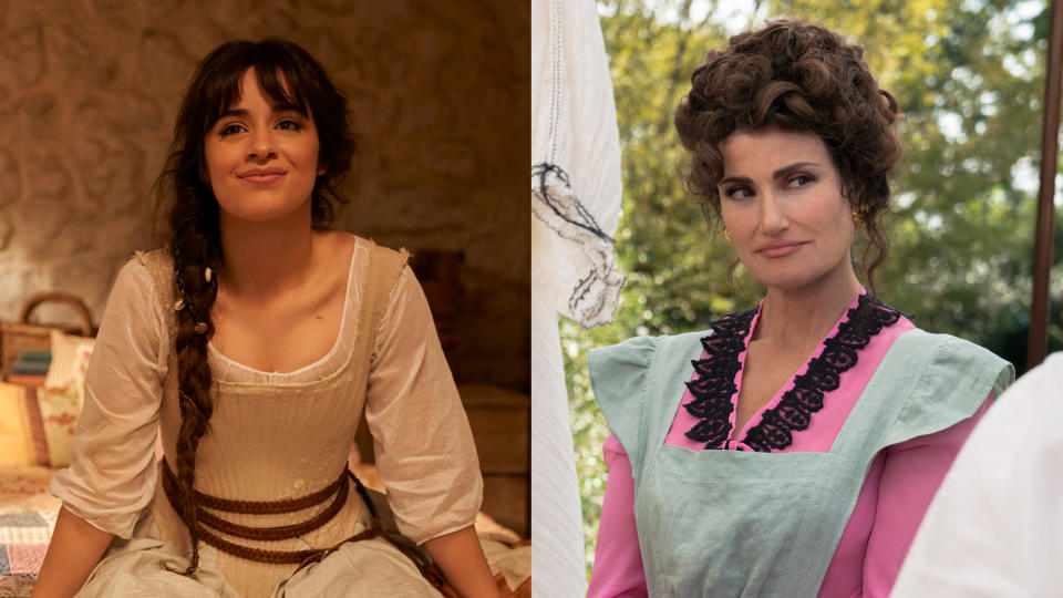 Camila Cabello says she feels 'lucky' to have made her screen debut with 'Cinderella', alongside Idina Menzel. (Kerry Brown/Christopher Raphael/Amazon)