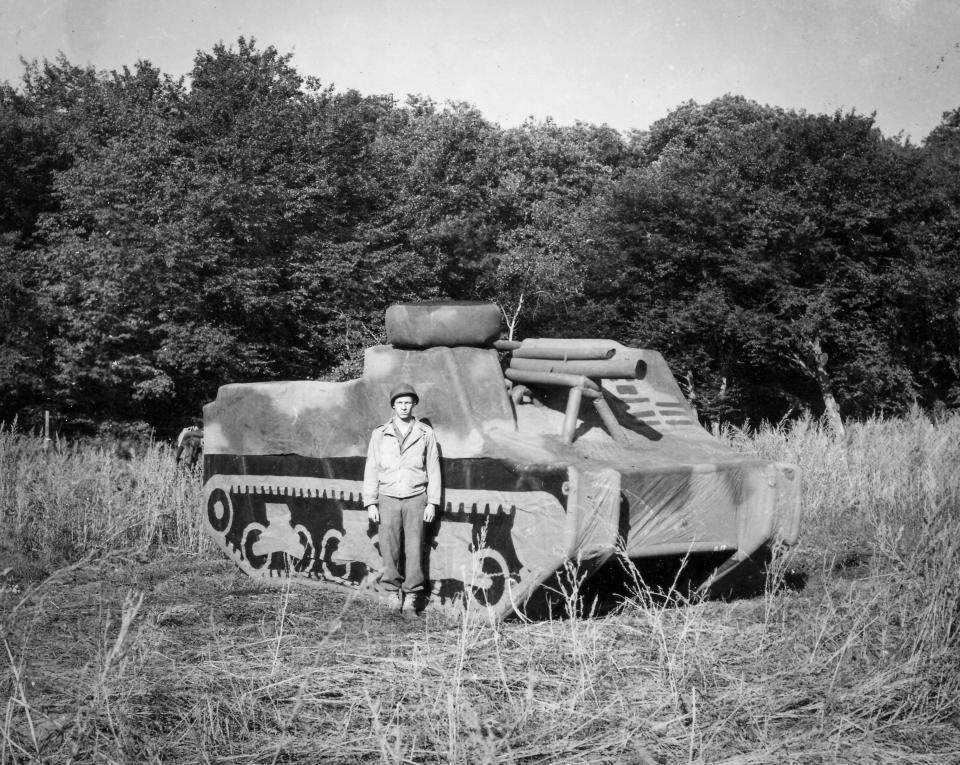 Members of the Ghost Army created fake tanks, trucks and airplanes to deceive the German army, giving U.S. troops an advantage with the element of surprise.