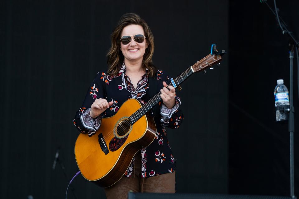 Brandy Clark performs during Bourbon and Beyond Music Festival on Thursday, Sept. 14, 2023, at Kentucky Exposition Center in Louisville, Ky.