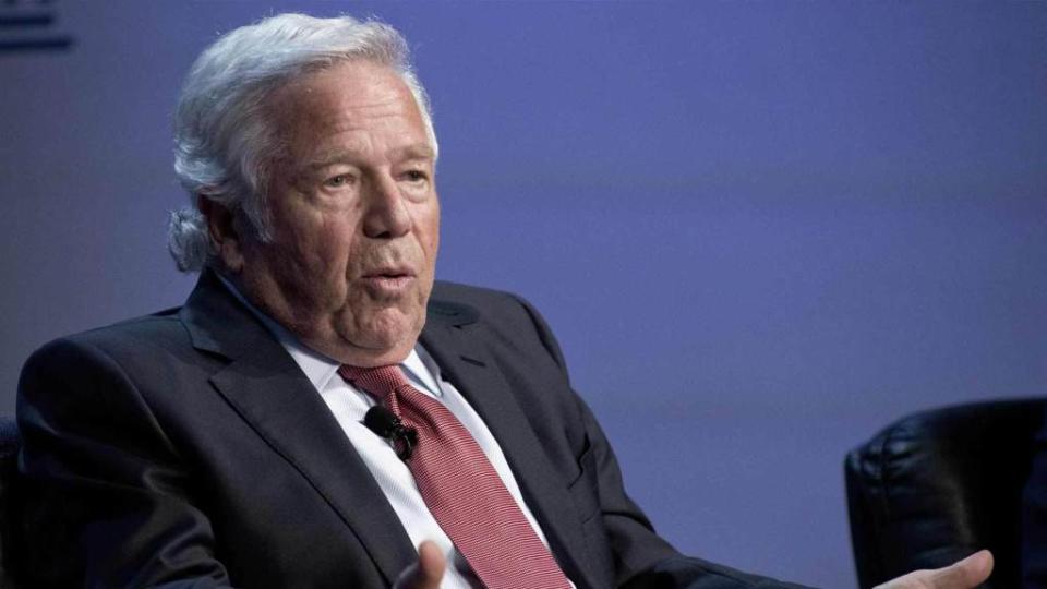 <p>Robert Kraft is speaking for the first time regarding his alleged involvement in the Florida massage parlor scandal, apologizing for his actions and saying he’s “truly sorry.” The New England Patriots owner released the statement on Saturday, saying, “In deference to the judicial process, I have remained silent these past several weeks. To correct some […]</p> <p>The post <a rel="nofollow noopener" href="https://theblast.com/robert-kraft-statement-prostitution-case-sorry/" target="_blank" data-ylk="slk:Robert Kraft Breaks Silence On Prostitution Scandal: ‘I Am Truly Sorry’;elm:context_link;itc:0;sec:content-canvas" class="link ">Robert Kraft Breaks Silence On Prostitution Scandal: ‘I Am Truly Sorry’</a> appeared first on <a rel="nofollow noopener" href="https://theblast.com" target="_blank" data-ylk="slk:The Blast;elm:context_link;itc:0;sec:content-canvas" class="link ">The Blast</a>.</p>