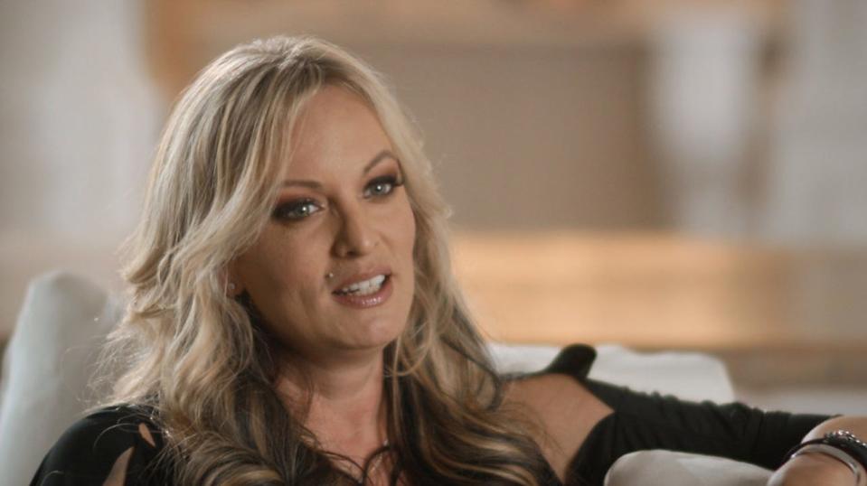 Stormy Daniels, in her new documentary, "Stormy."