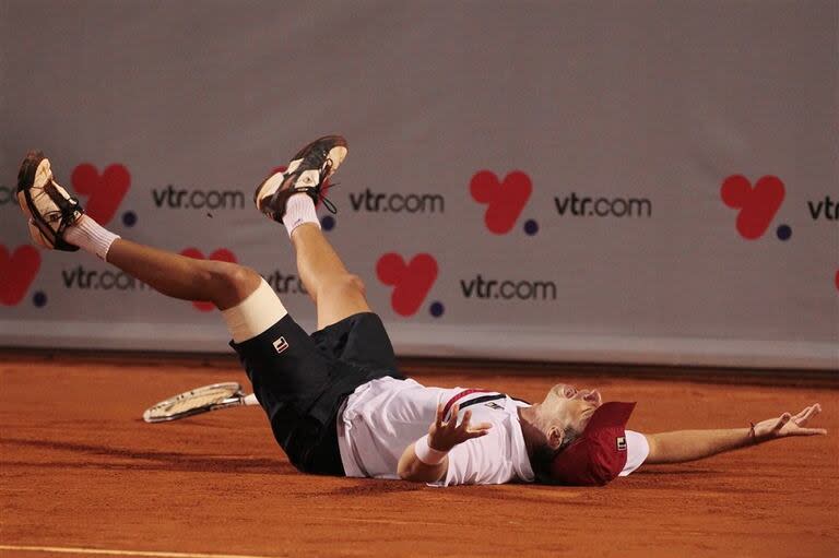 El instante de la consagración; Zeballos le ganó a Rafael Nadal en la final de Viña del Mar 2013, el mejor éxito de su carrera