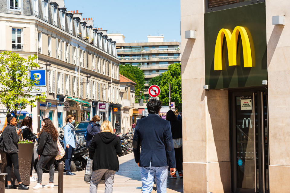 McDonald's in Paris.