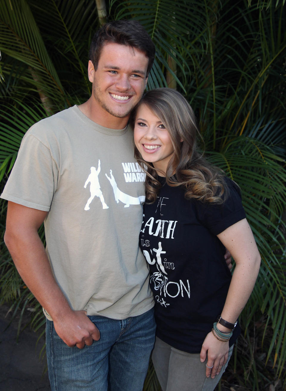 Bindi Irwin pictured at Australia Zoo for her 18th Birthday celebrations along with her mother Terri Irwin, brother Robert and her boyfriend Chandler Powell on July 24, 2016 in Queensland, Australia.  (Photo by Matrix/GC Images)