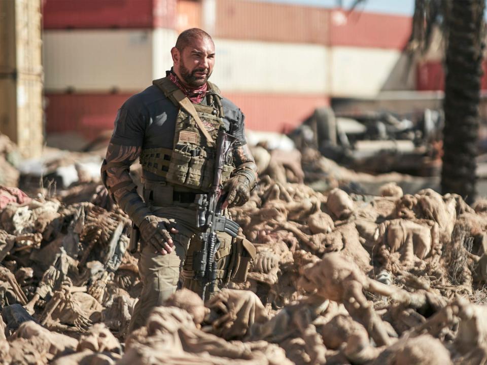 ARMY OF THE DEAD (Pictured) DAVE BAUTISTA as SCOTT WARD in ARMY OF THE DEAD. Cr. CLAY