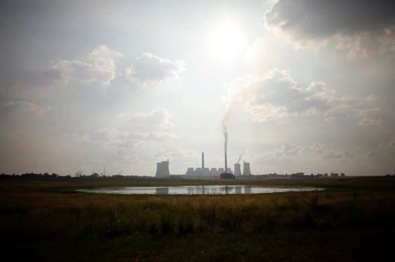 General view of Kriel Power Station owned by Eskom in Mpumalanga