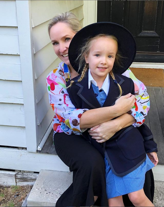 Fifi’s daughter Trixie started school this year. Photo: Instagram/Fifi Box