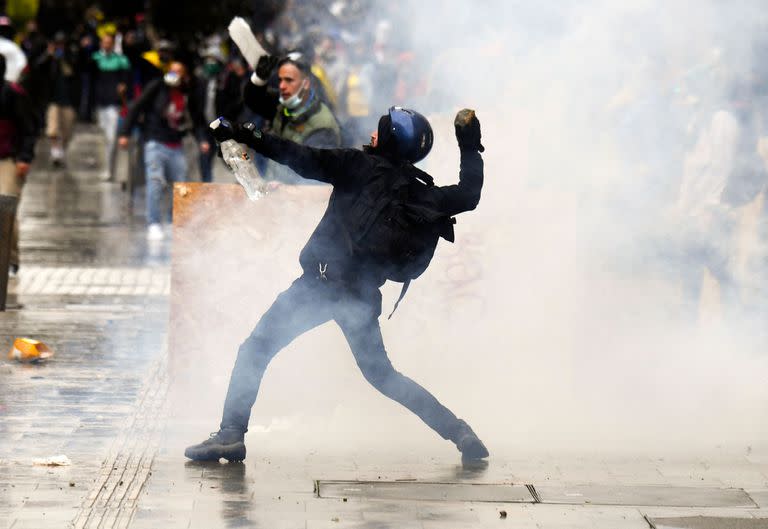 Impactantes imágenes de las protestas en Colombia