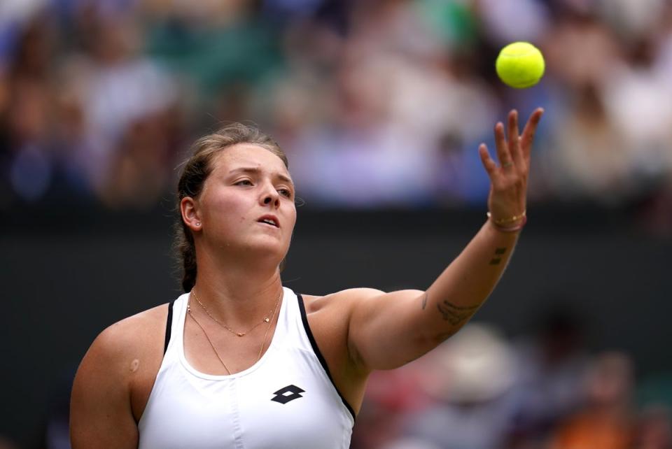 Jule Niemeier served impressively on Centre Court (John Walton/PA) (PA Wire)