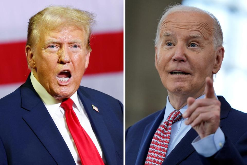 Donald Trump tacha a Joe Biden de “mentiroso” en una diatriba de Truth Social a un día del primer debate presidencial para las elecciones de 2024 (AP/Getty)