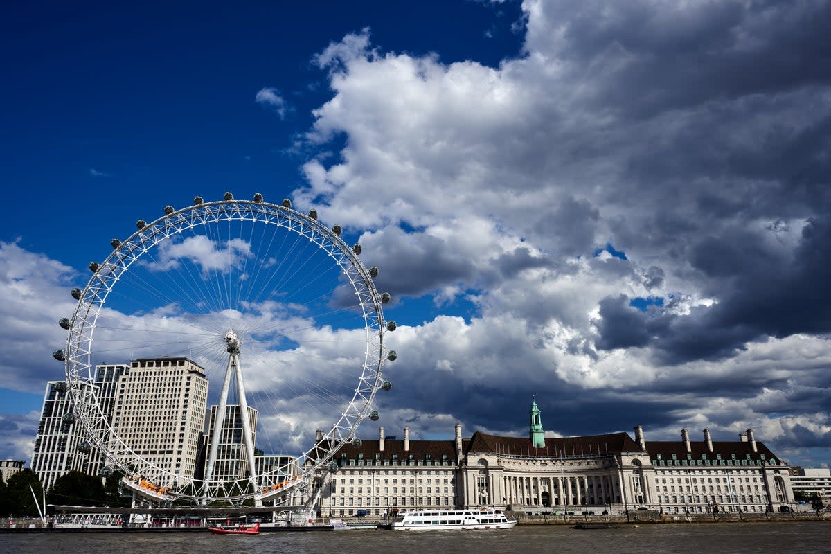 The London Eye was officially opened by Tony Blair on 31 December 1999 with a five year lease (PA Archive)