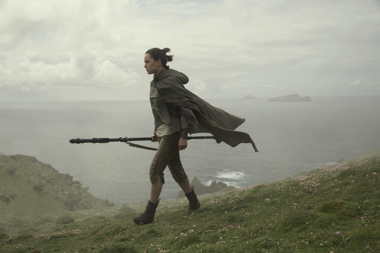 Daisy Ridley as Rey in Star Wars: The Last Jedi. (Lucasfilm/Disney)