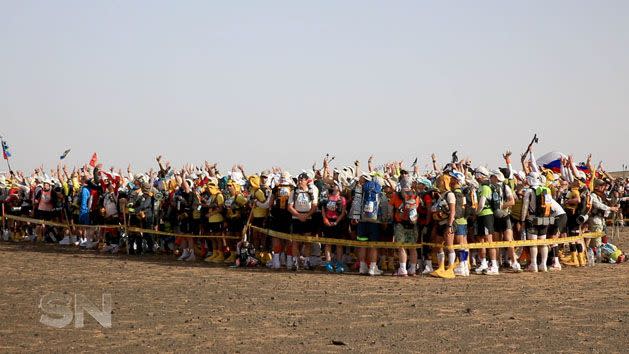 By the end of the trek competitors experience intense camaraderie