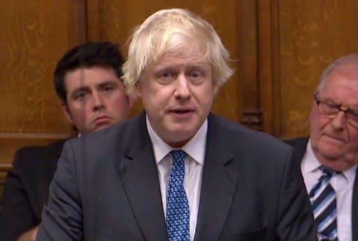 Former foreign minister Boris Johnson said Tuesday that Britain would become the EU's "de facto colony"