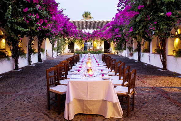 Hot sunny holiday ideas for April include Seville's Hacienda de San Rafael