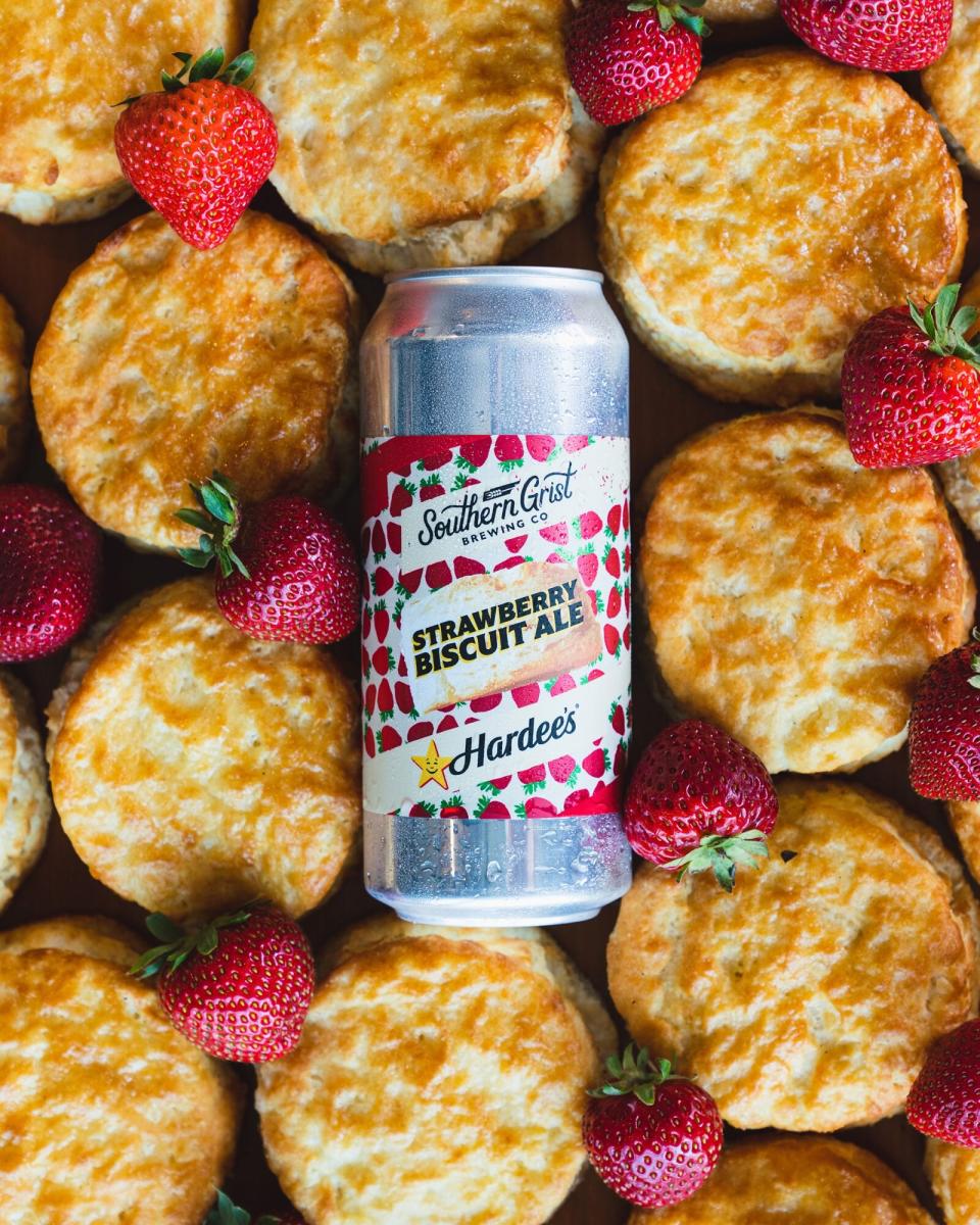 Hardee’s x Southern Grist Brewing Strawberry Biscuit Ale