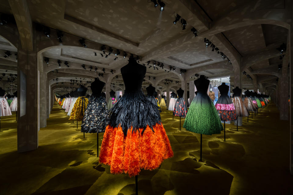 Twenty reeditions of iconic Prada skirts at the second Pradasphere.