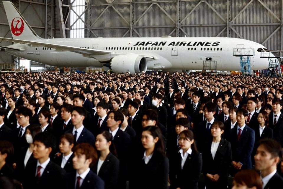 日本航空近期事故頻生引起當局派員進行檢查。(路透社)