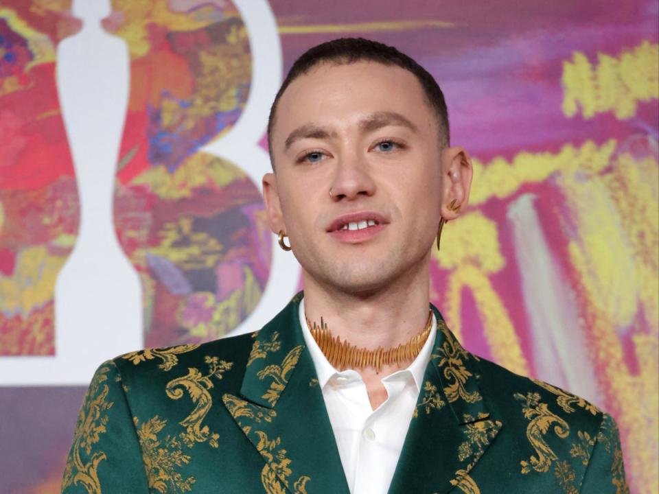 Olly Alexander has previously signed a letter calling the country an ‘apartheid regime’ (AFP via Getty Images)