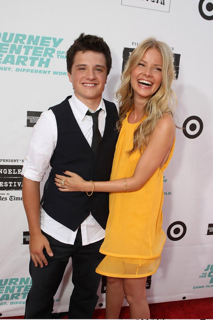 Journey to the Center of the Earth Premiere 2008 Anita Briem Josh Hutcherson