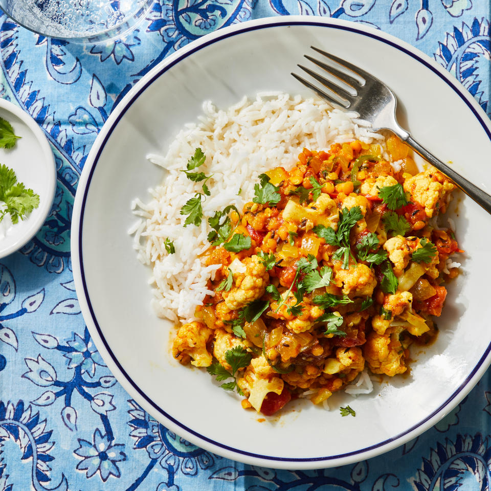 Red Lentil & Cauliflower Curry