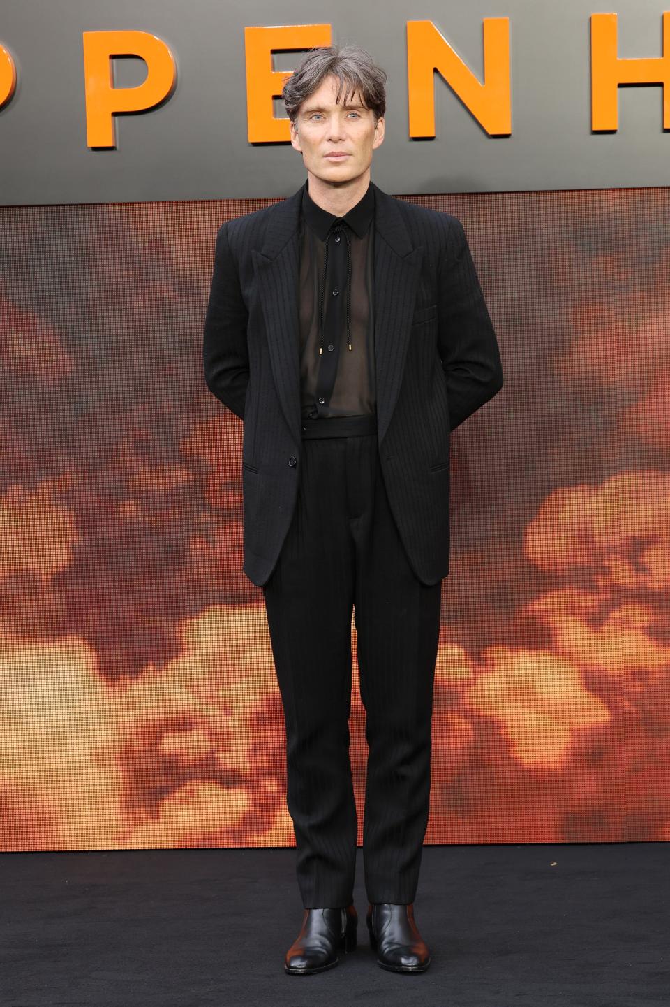 Cillian Murphy at the London premiere of Oppenheimer in July.