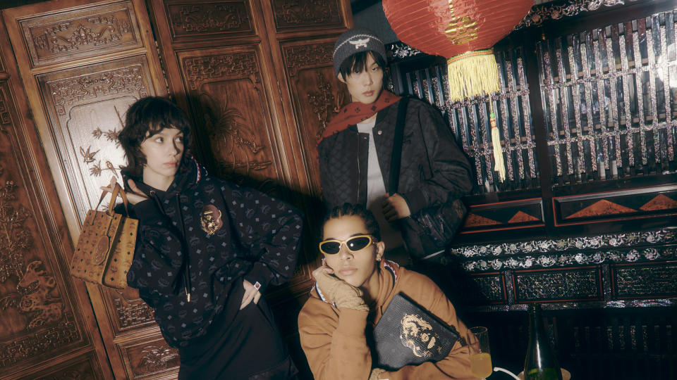 MCM x Bape collaborate on capsule for The Year of the Dragon for Lunar New Year.