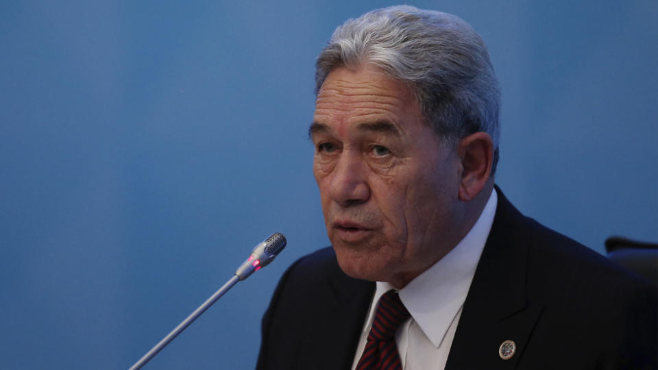 New Zealand Deputy Prime Minister Winston Peters