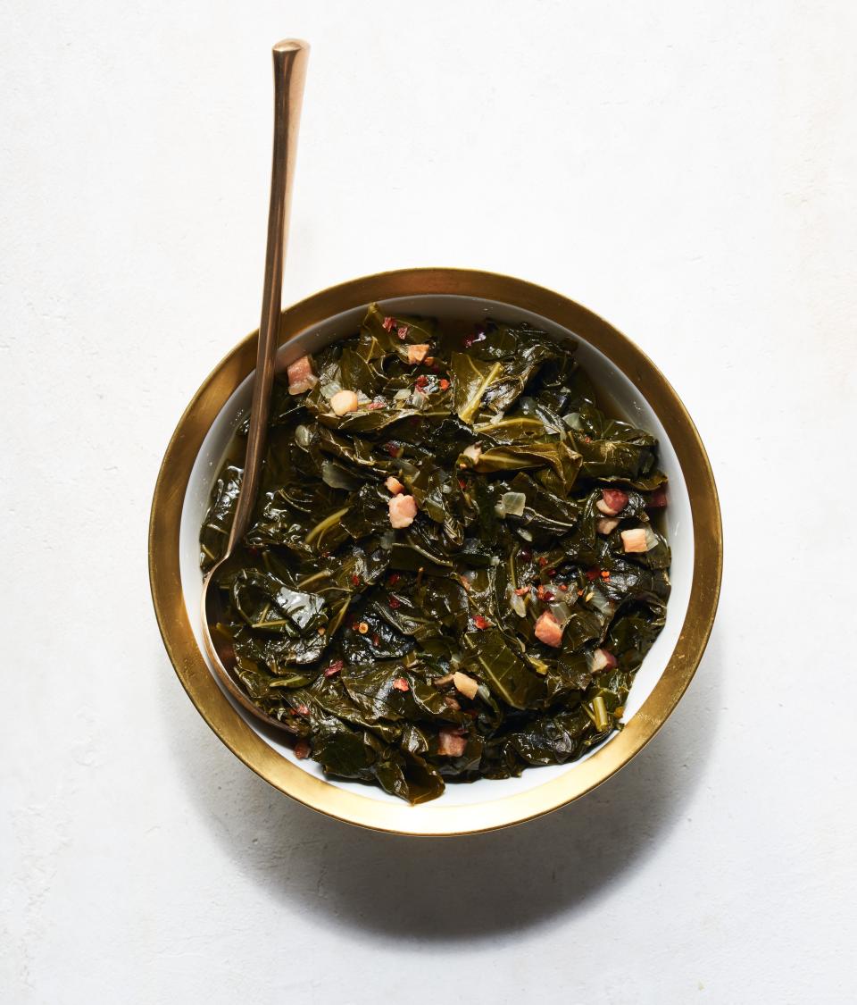 Sweet and Tangy Collard Greens