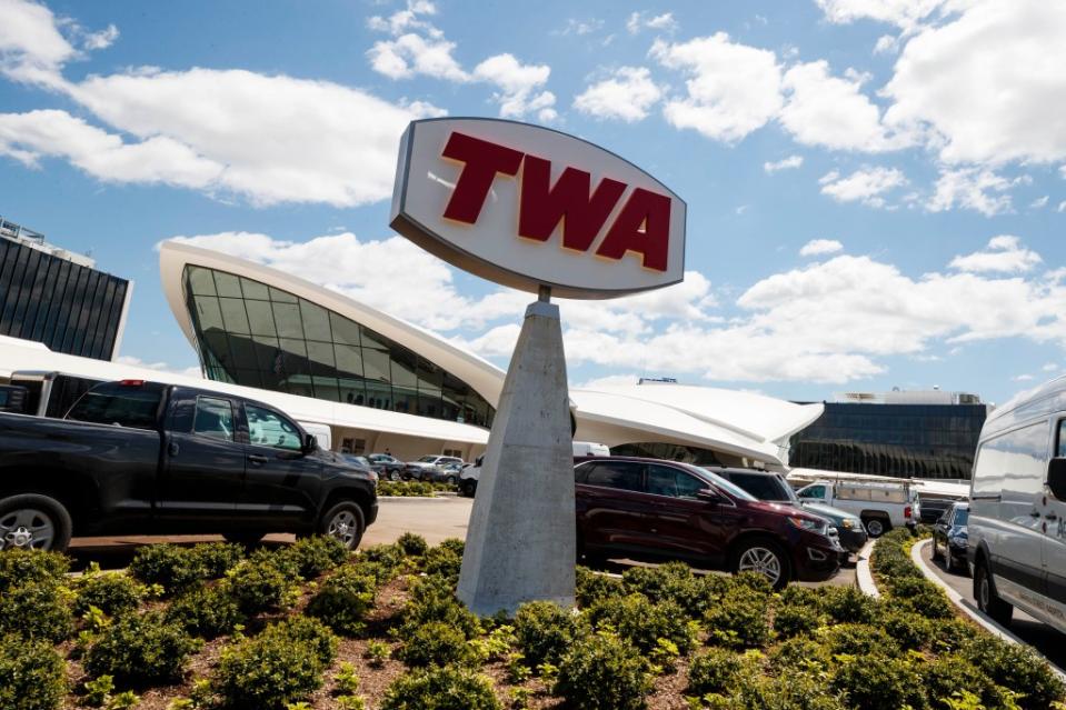 The TWA Hotel, which was also redeveloped by MCR Hotels, which is a popular stopping spot for passengers traveling in and out of JFK in Queens. Annie Wermiel/NY Post