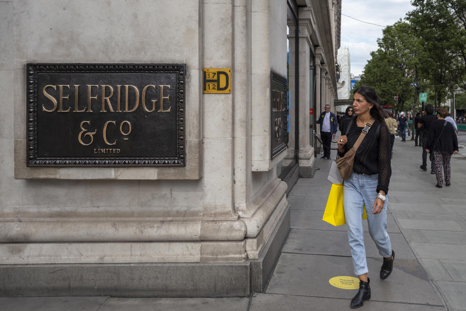 Shoppers return to Oxford Street, London, as all restrictions are lifted in England. Photo: PA