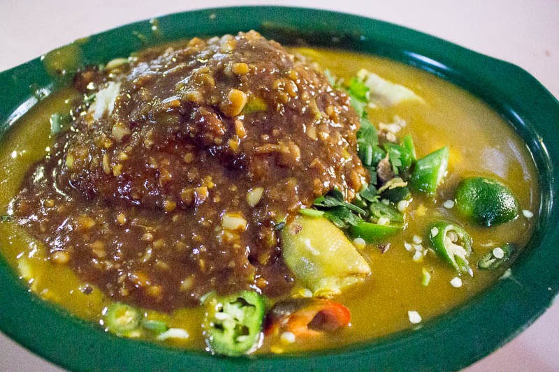 A plate of Extra Special Mee Rebus from Rahim Muslim Food