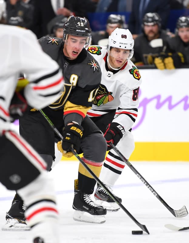 NHL: Chicago Blackhawks at Vegas Golden Knights