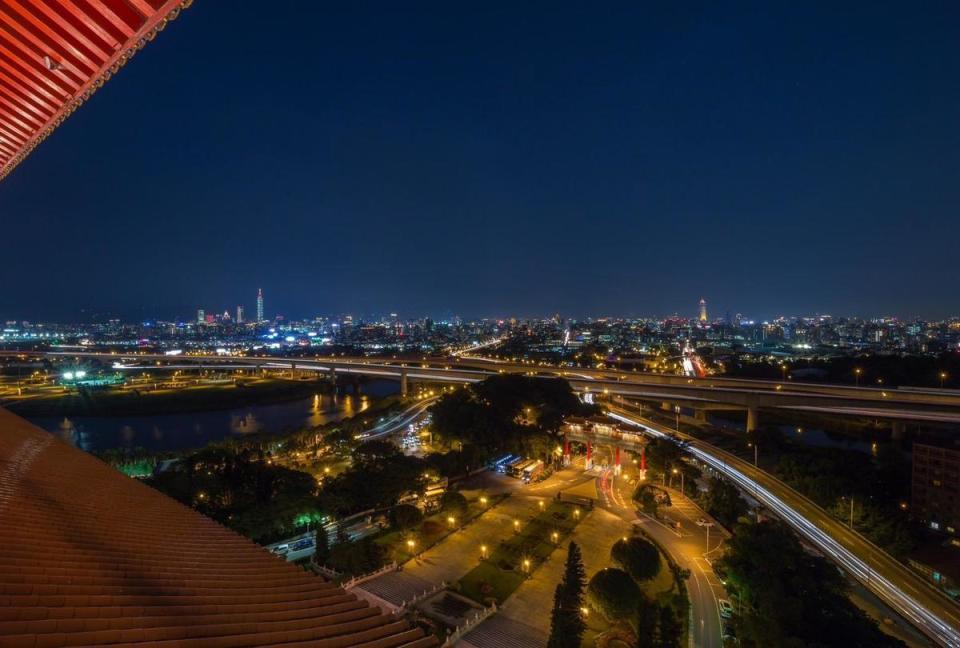 從台北圓山大飯店12樓可遠眺大台北美景。（歐傳媒提供）