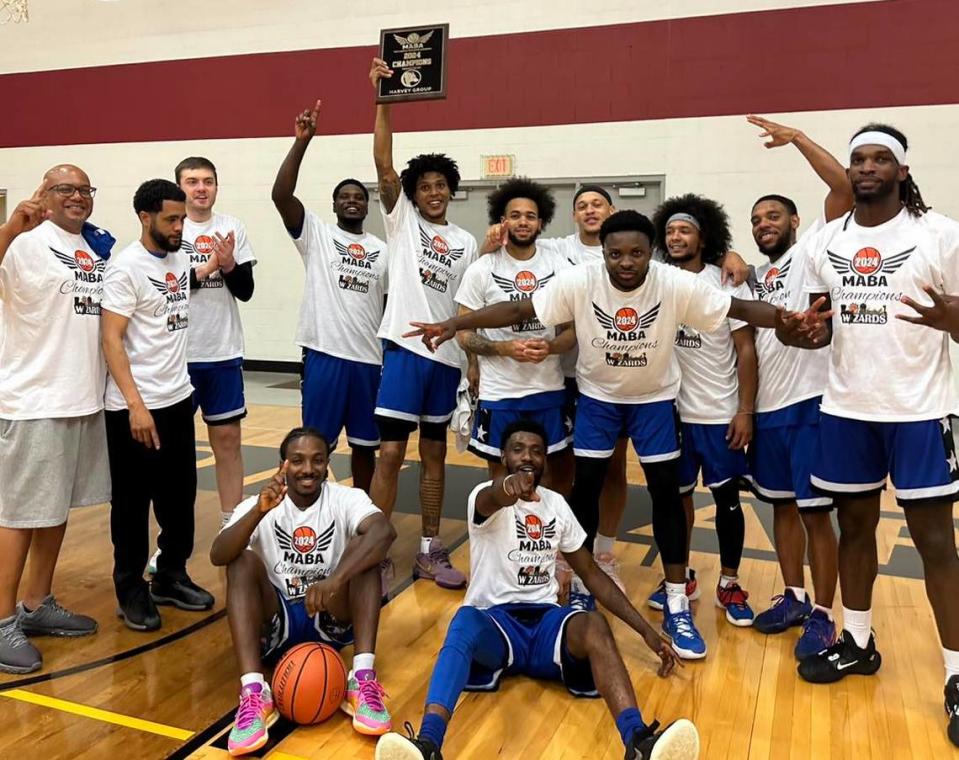 The Wichita Wizards won the franchise’s first league championship in a dominant victory in the Mid-America Basketball Association final on Sunday.