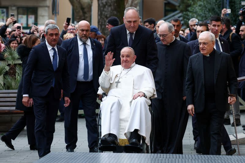 Pope Francis presides over the '24 Hours for the Lord' Lenten initiative, in Rome