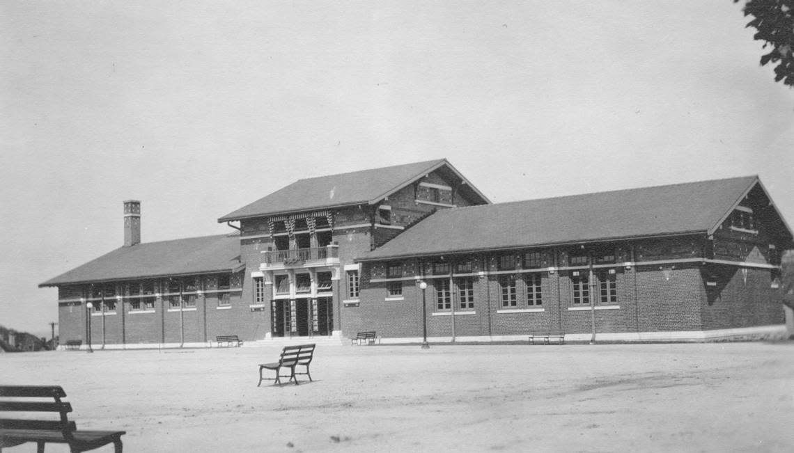 Along with the Garrison School, the field house and library were named in honor of abolitionist and journalist, William Lloyd Garrison.