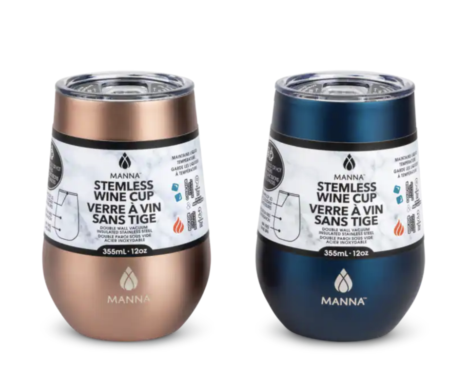 Manna Insulated Stemless Tumbler (Photo via Canadian Tire)