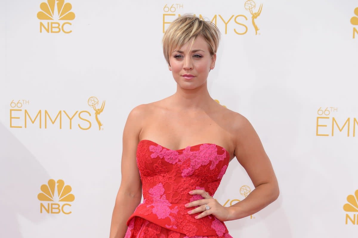 Kaley Cuoco said on Instagram she is ‘beyond blessed and over the moon’ to be expecting her first child (PA) (PA Archive)