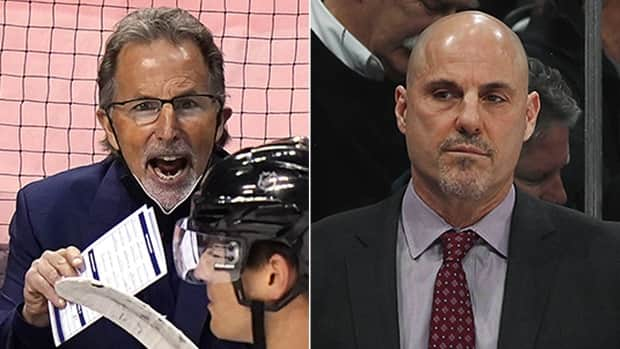 John Tortorella, left, and Rick Tocchet, right, will not return next season to coach the Blue Jackets and Coyotes, respectively. Tortorella's deal was set to expire this summer while Arizona is seeking new direction and leadership after missing the playoffs for a seventh time the past eight seasons. (Getty Images/ Matt Kartozian-USA TODAY Sports via Reuters - image credit)