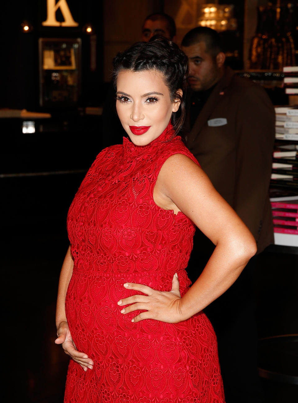 Kim Kardashian Appears At Kardashian Khaos Store At The Mirage (Isaac Brekken / Getty Images)