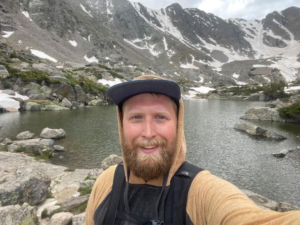 Timothy Moore at sky pond in colorado