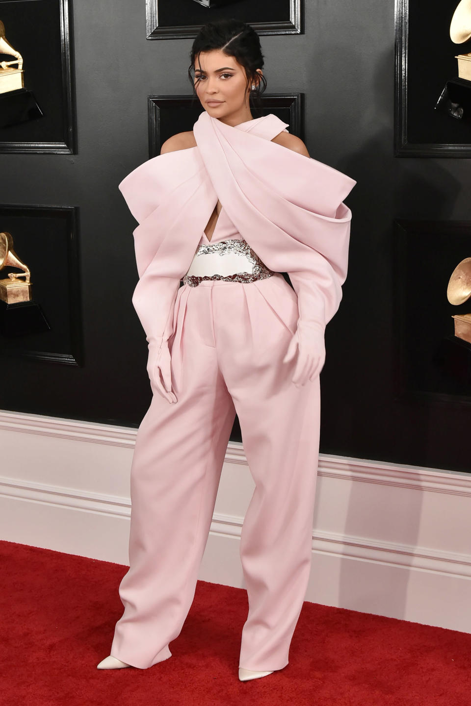 LOS ANGELES, CALIFORNIA - FEBRUARY 10: Kylie Jenner attends the 61st Annual Grammy Awards at Staples Center on February 10, 2019 in Los Angeles, California. (Photo by David Crotty/Patrick McMullan via Getty Images)